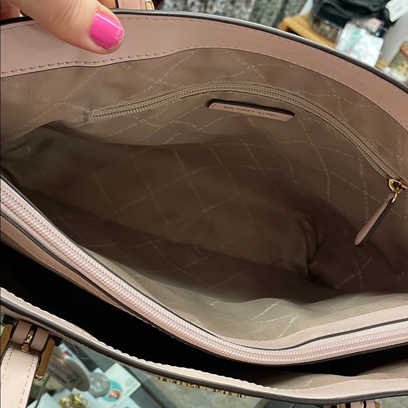 Michael Kors Blush Pink and Cream Tote - Picture 4 of 6